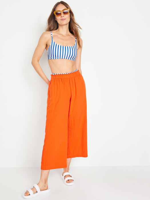 Scoop-Neck Bikini Swim Top