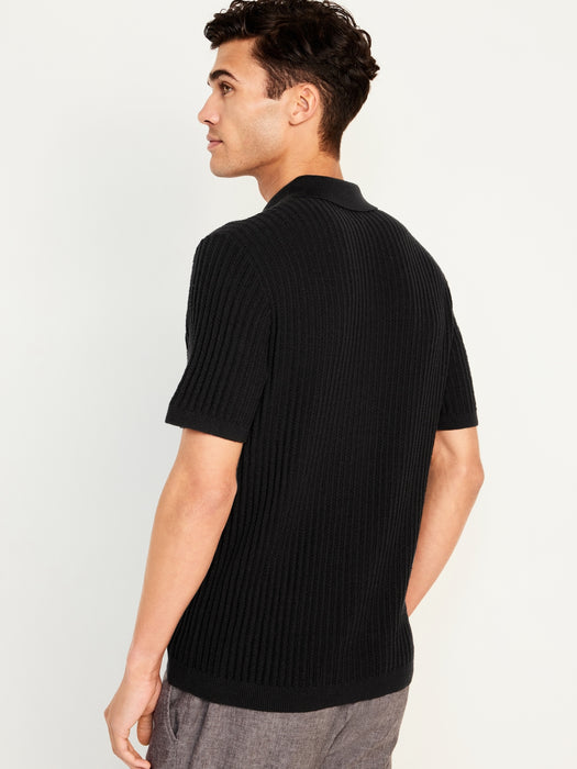 Open-Stitch Sweater