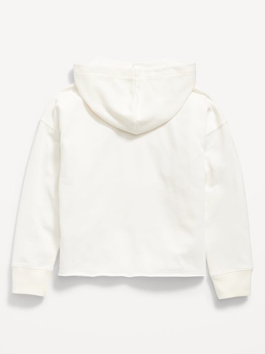 Vintage Logo-Graphic Hoodie for Girls