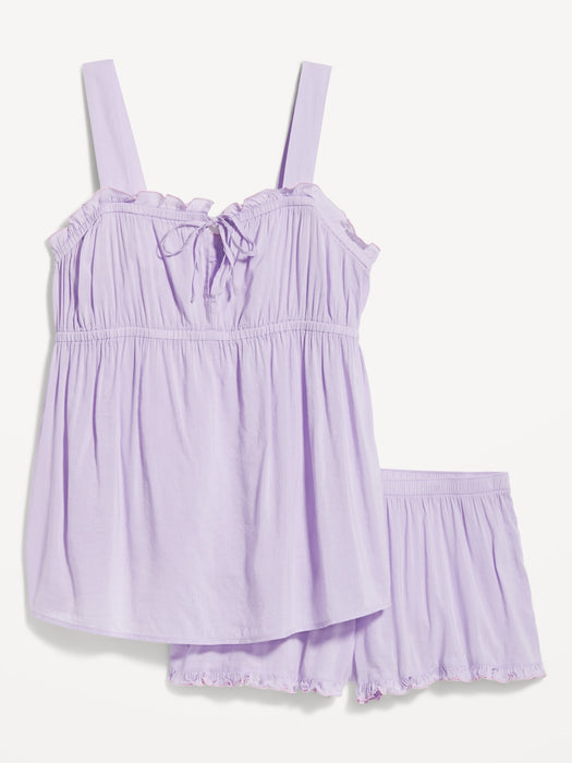 Maternity Pajama Top and Short Set