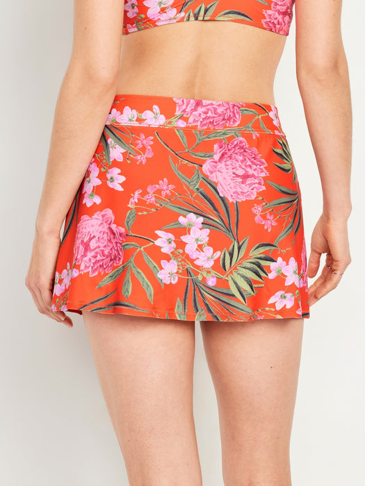 High-Waisted Swim Skirt