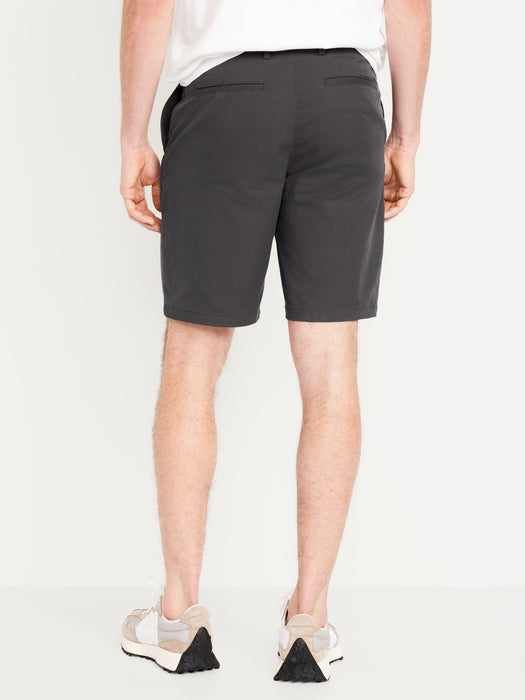 Slim Built-In Flex Chino Shorts -- 9-inch inseam