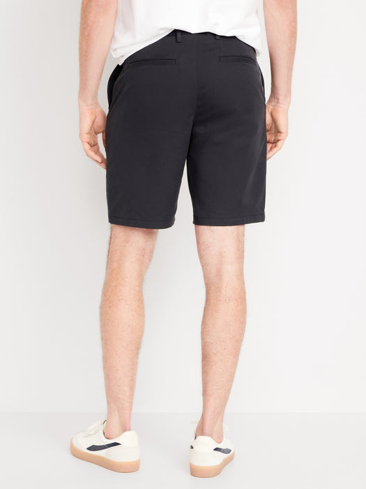 Slim Built-In Flex Chino Shorts -- 9-inch inseam