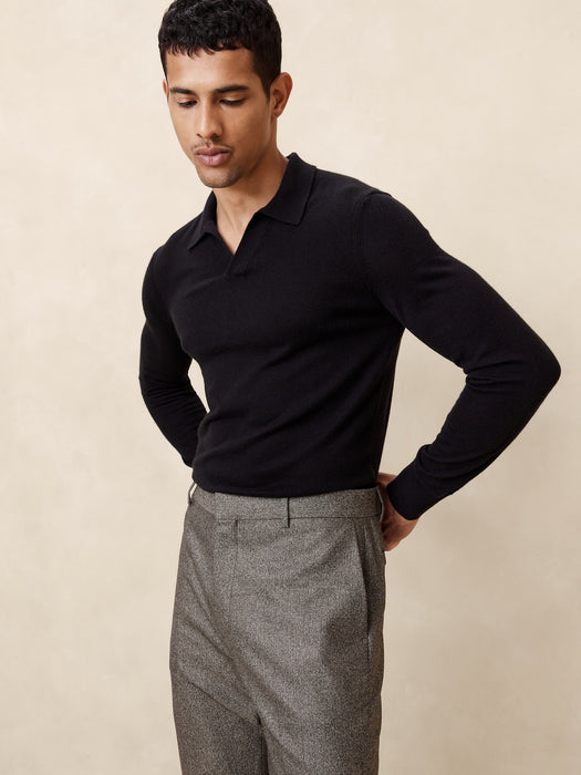 Signature Italian Herringbone Suit Pant