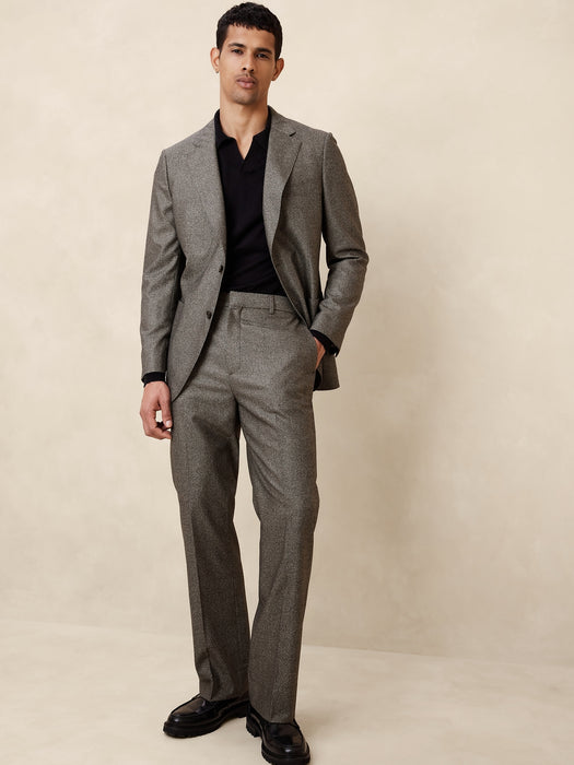 Signature Italian Herringbone Suit Pant
