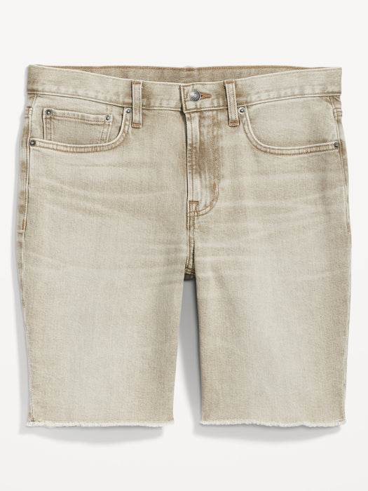 Slim Cut-Off Jean Shorts -- 9.5-inch inseam
