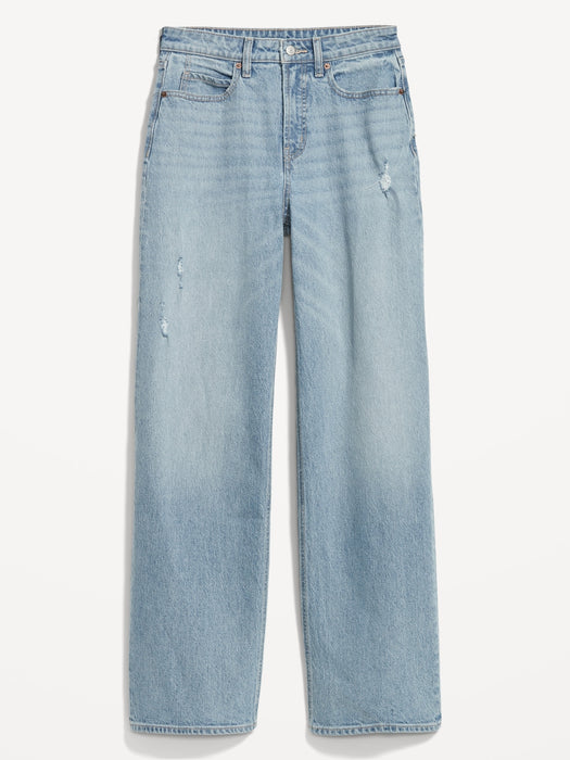 Curvy Extra High-Waisted Wide-Leg Jeans