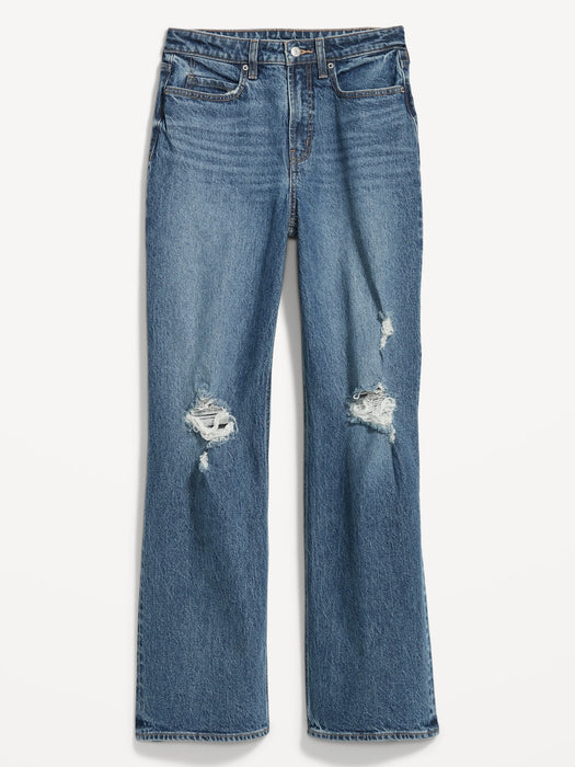 Curvy Extra High-Waisted Wide-Leg Jeans