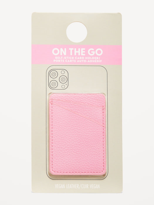 Self-Stick Card Holder