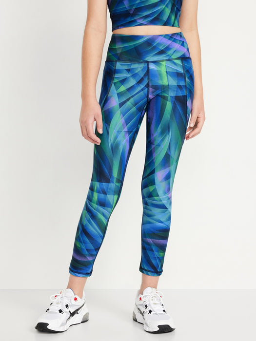 High-Waisted PowerSoft 7/8 Leggings for Girls