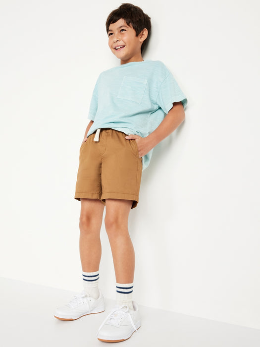 Above Knee Twill Pull-On Shorts for Boys