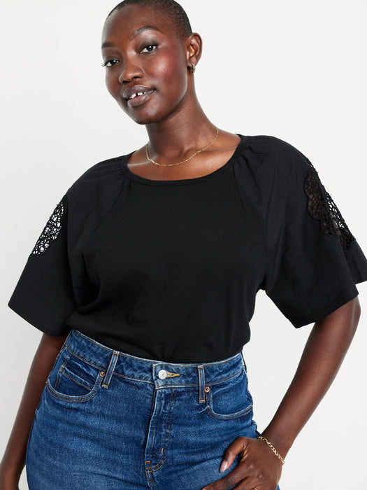 EveryWear Cutwork Top