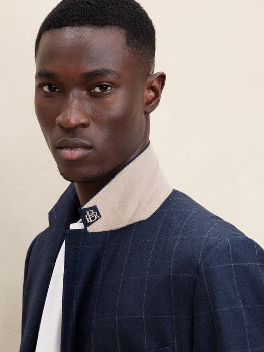 Perfect Italian Flannel Suit Jacket