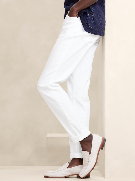 Slim Linen-Cotton Traveler Pant