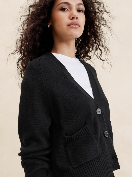 Demi Cotton-Silk Cardigan