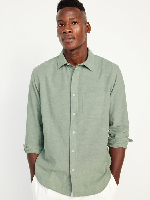 Classic Fit Everyday Linen-Blend Shirt