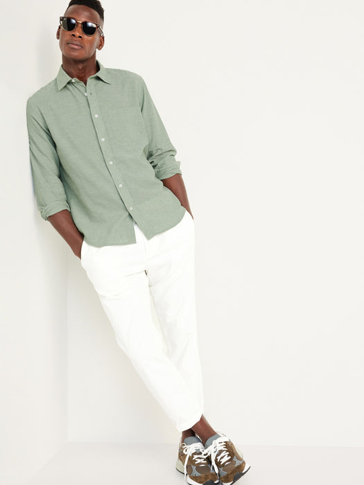 Classic Fit Everyday Linen-Blend Shirt