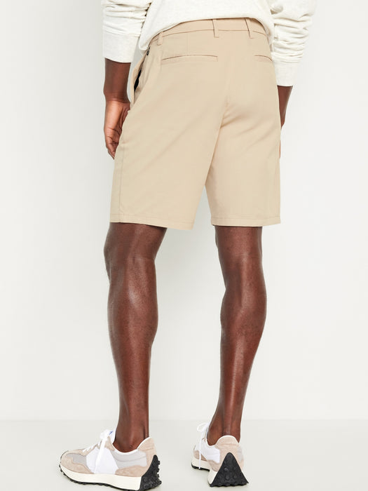 Slim Built-In Flex Chino Shorts -- 9-inch inseam