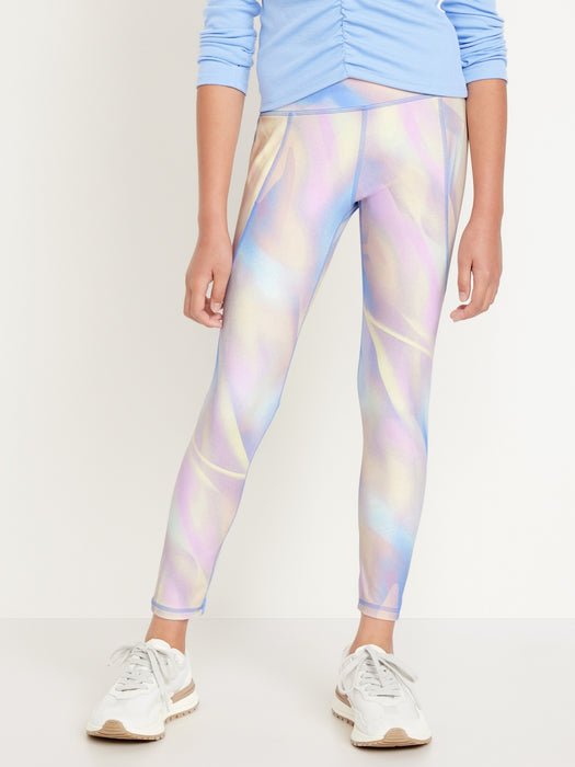 High-Waisted PowerSoft 7/8 Leggings for Girls