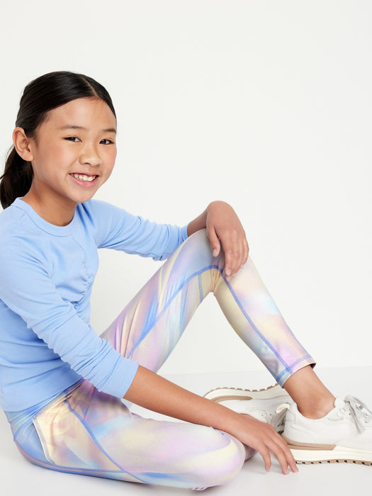 High-Waisted PowerSoft 7/8 Leggings for Girls