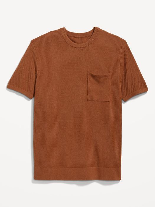 Sweater-Knit T-Shirt
