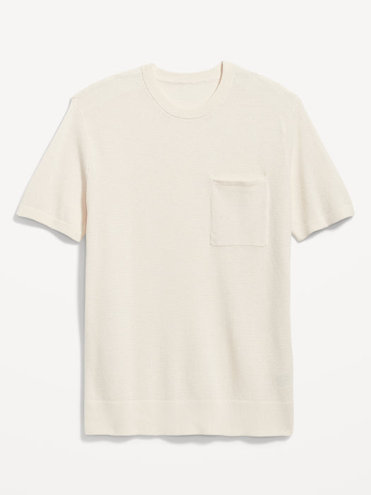 Sweater-Knit T-Shirt
