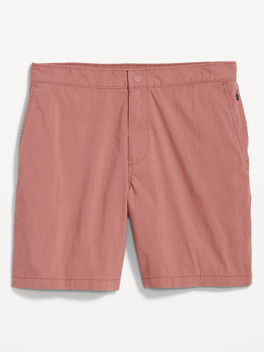 Slim Built-In Flex Tech Jogger Shorts -- 7-inch inseam