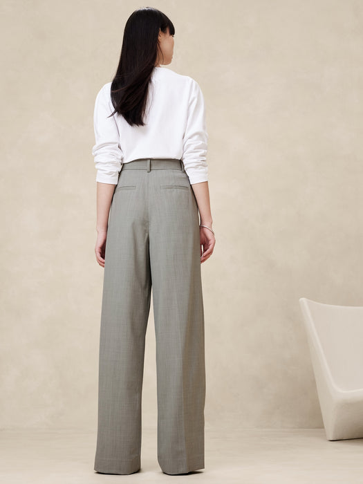 Siena Wide-Leg Italian Wool Pant
