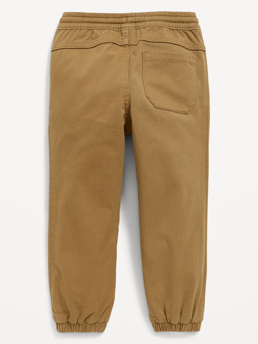 Functional-Drawstring Jogger Pants for Toddler Boys