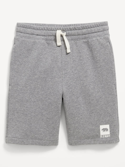 Fleece Logo-Graphic Jogger Shorts for Boys (At Knee)