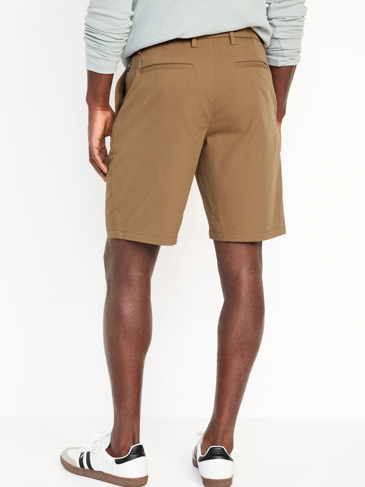 Slim Built-In Flex Chino Shorts -- 9-inch inseam