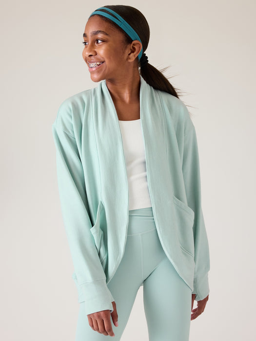 Athleta Girl Wrap N Roll Cardigan