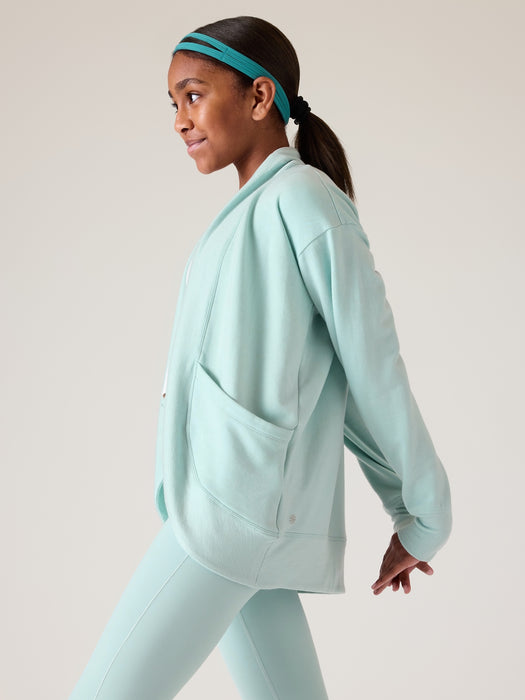 Athleta Girl Wrap N Roll Cardigan