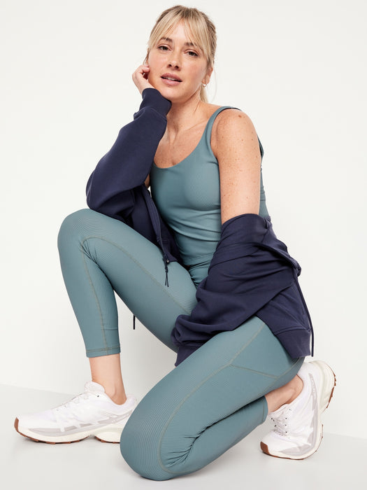 Light Support PowerSoft Ribbed Longline Sports Bra