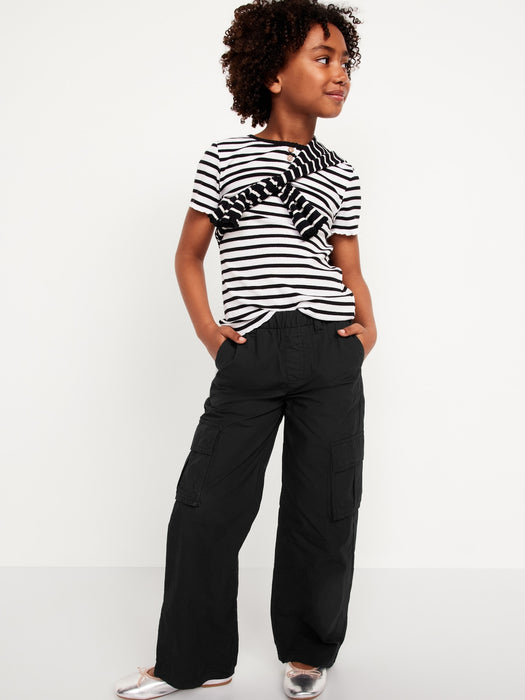 Baggy Wide-Leg Cargo Pants for Girls
