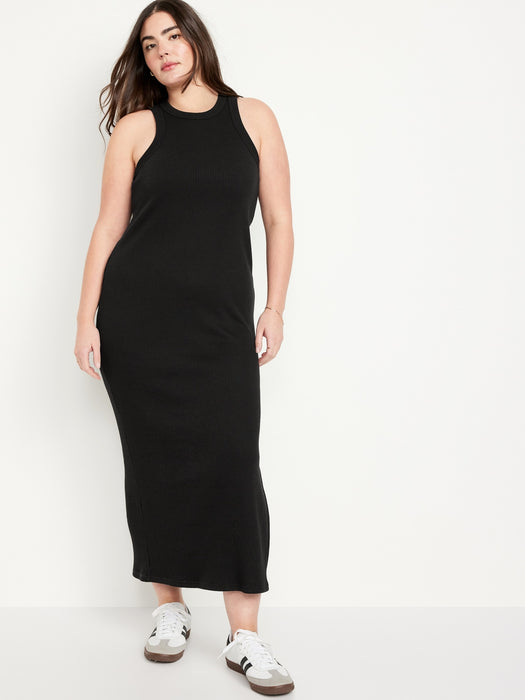 Sleeveless Racerback Maxi Dress