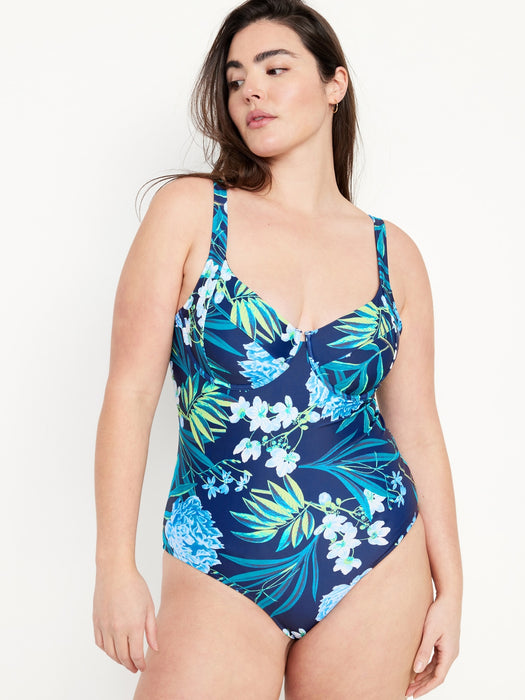 Underwire One-Piece Swimsuit