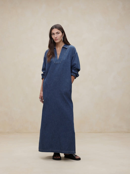 Cruz Denim Maxi Dress