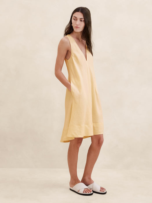 Ava Linen Mini Dress