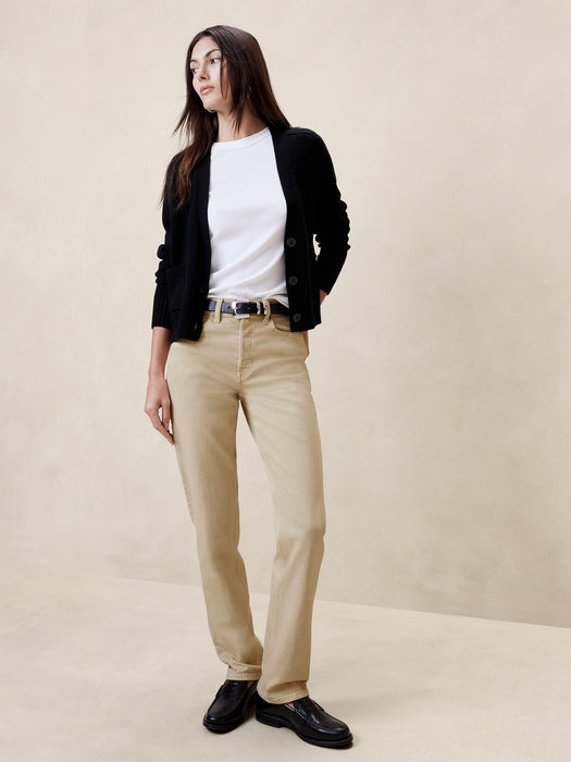 High-Rise Straight Jean