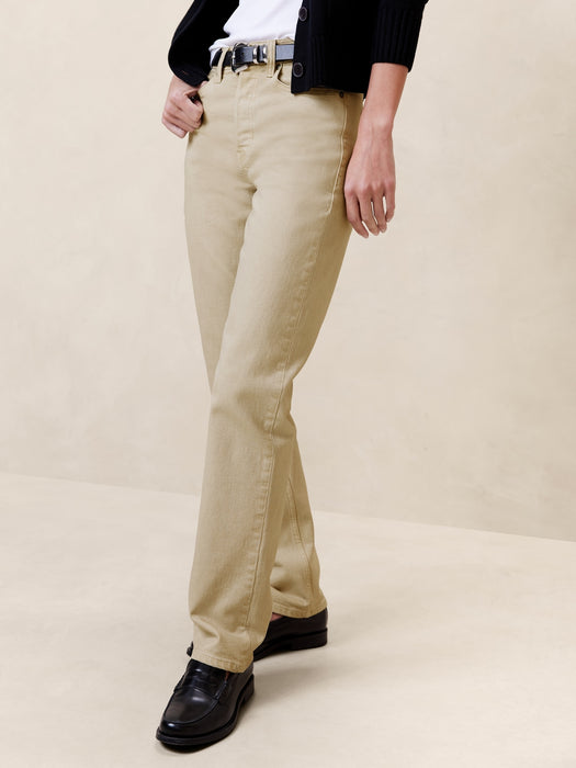 High-Rise Straight Jean