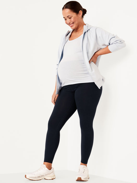 Maternity Rollover-Waist PowerChill 7/8 Leggings