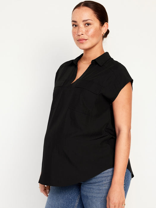 Maternity Dolman Sleeve Blouse