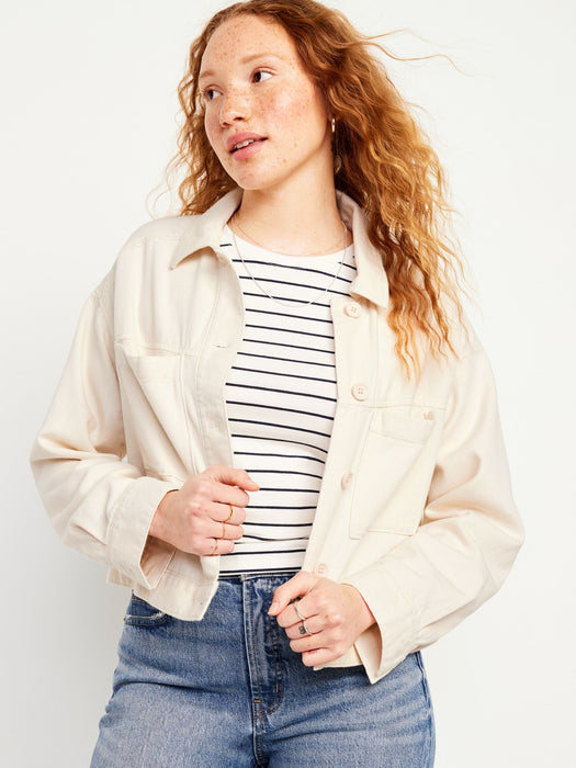 Crop Utility Jacket