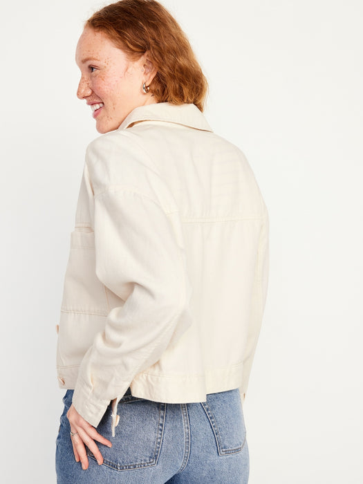 Crop Utility Jacket
