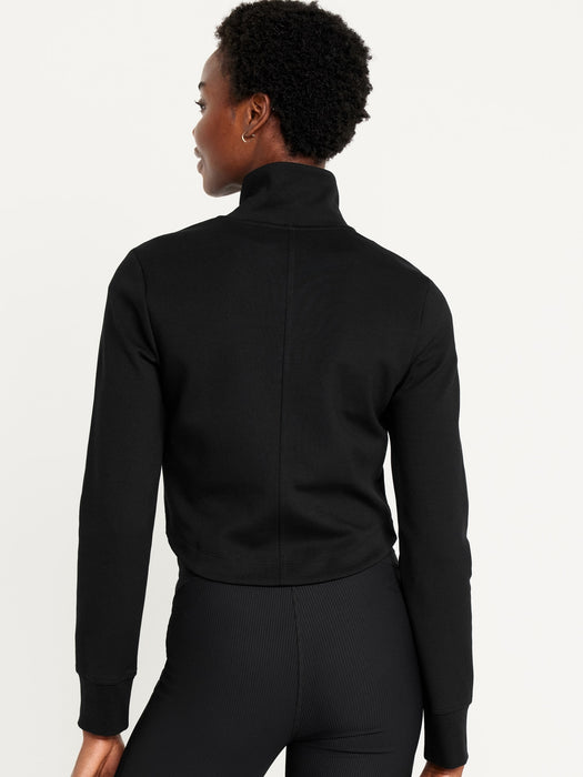 Dynamic Fleece Crop Zip Jacket