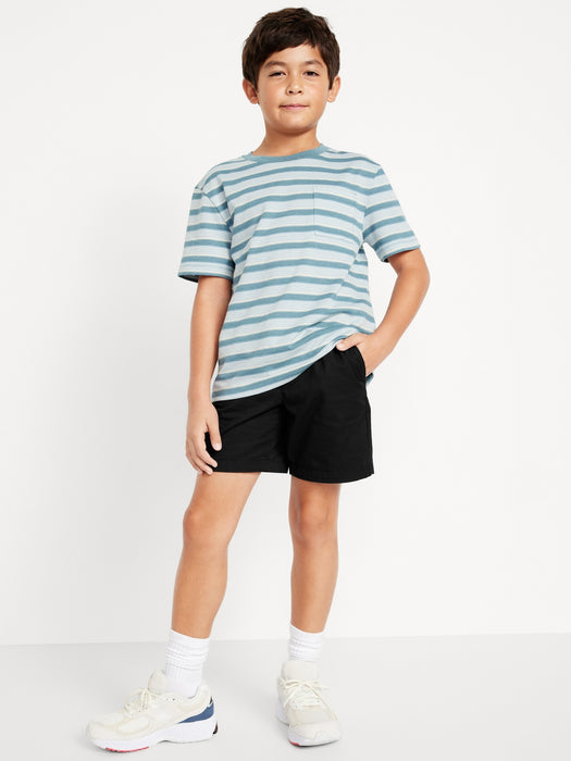Above Knee Twill Pull-On Shorts for Boys