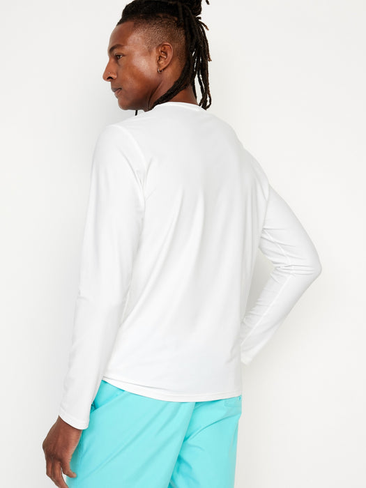 Long-Sleeve Rashguard Swim Top