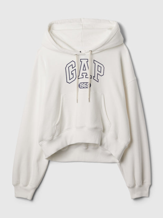 Vintage Soft Cropped Hoodie