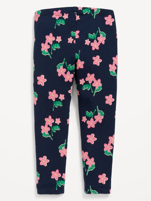 Printed Full-Length Leggings for Toddler Girls